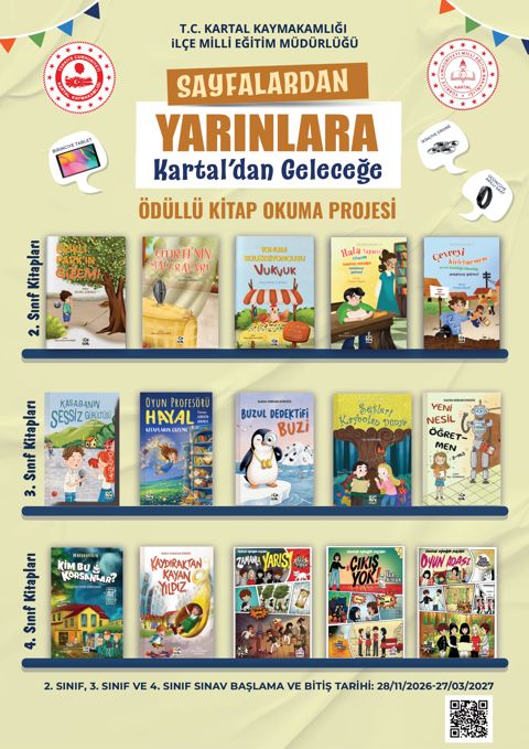Sayfalardan Yarınlara Kitap Okuma Yarışması — Kartal afişi, 1. sayfa